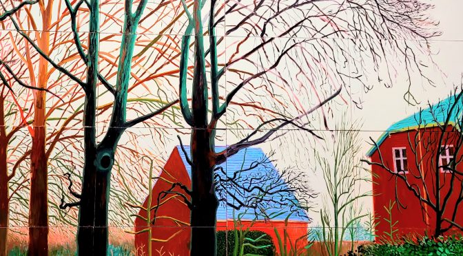 DAVID HOCKNEY AT ANNELY JUDA GALLERY LONDON
