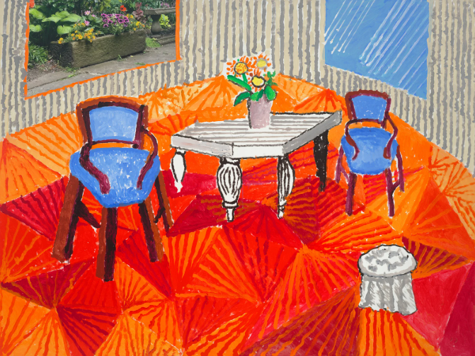DAVID HOCKNEY AT ANNELY JUDA GALLERY LONDON